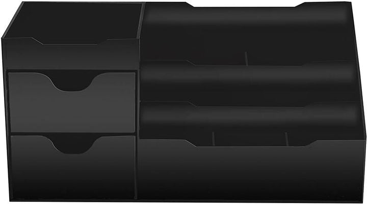 UNIQ Organiser for makeup &amp; skincare products - 9 compartments - Black - Organiser