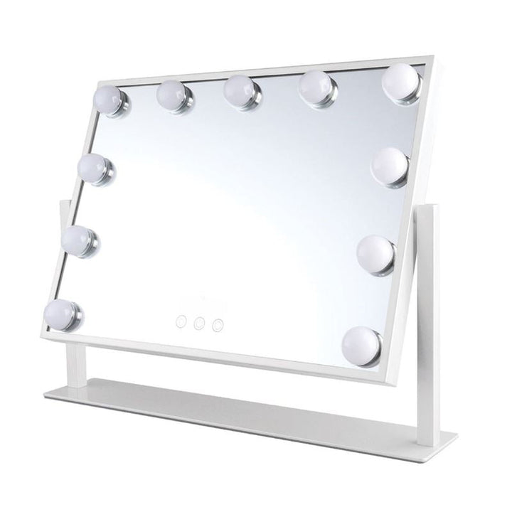 UNIQ Paris Make - up mirror with 11 LED bulbs - White - | Fashiongirl