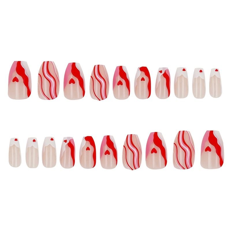 UNIQ Press On Nails with Glue - Valentine - | Fashiongirl