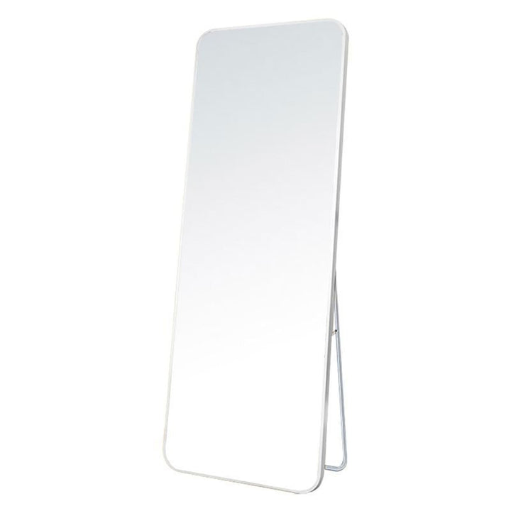 UNIQ Replica Wall Mirror/Floor Mirror in Aluminium/Glass, 80x180 cm - White - | Fashiongirl