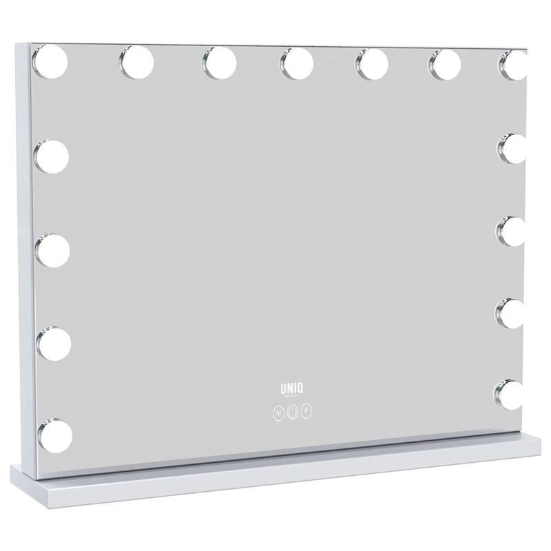 UNIQ XL Luxury Hollywood Makeup Mirror with 15 LED Lights & Touch Control