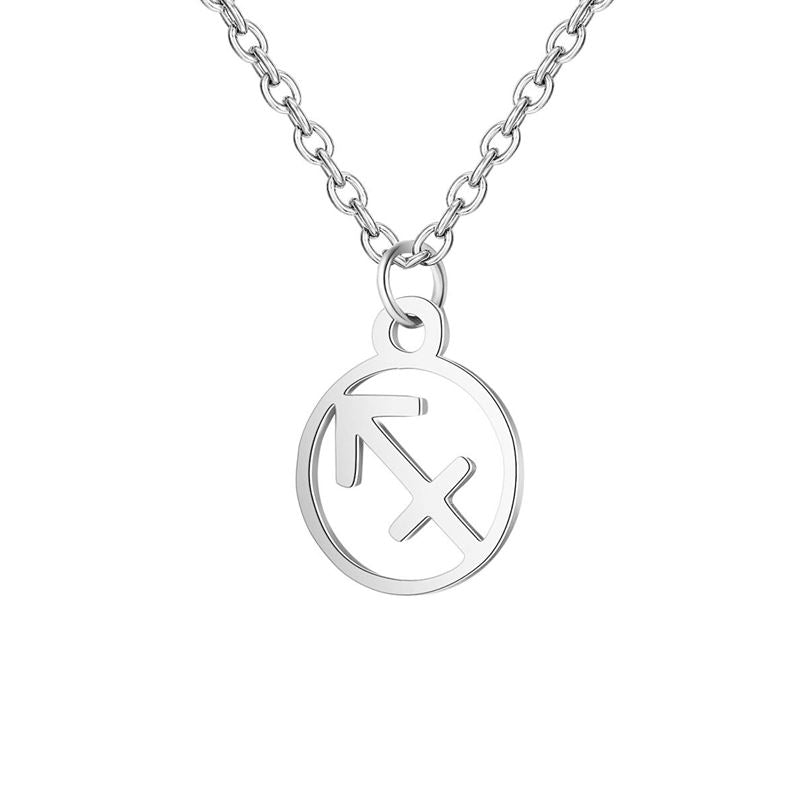 Zodiac Necklace: Sagittarius - Zodiac, Silver - | Fashiongirl